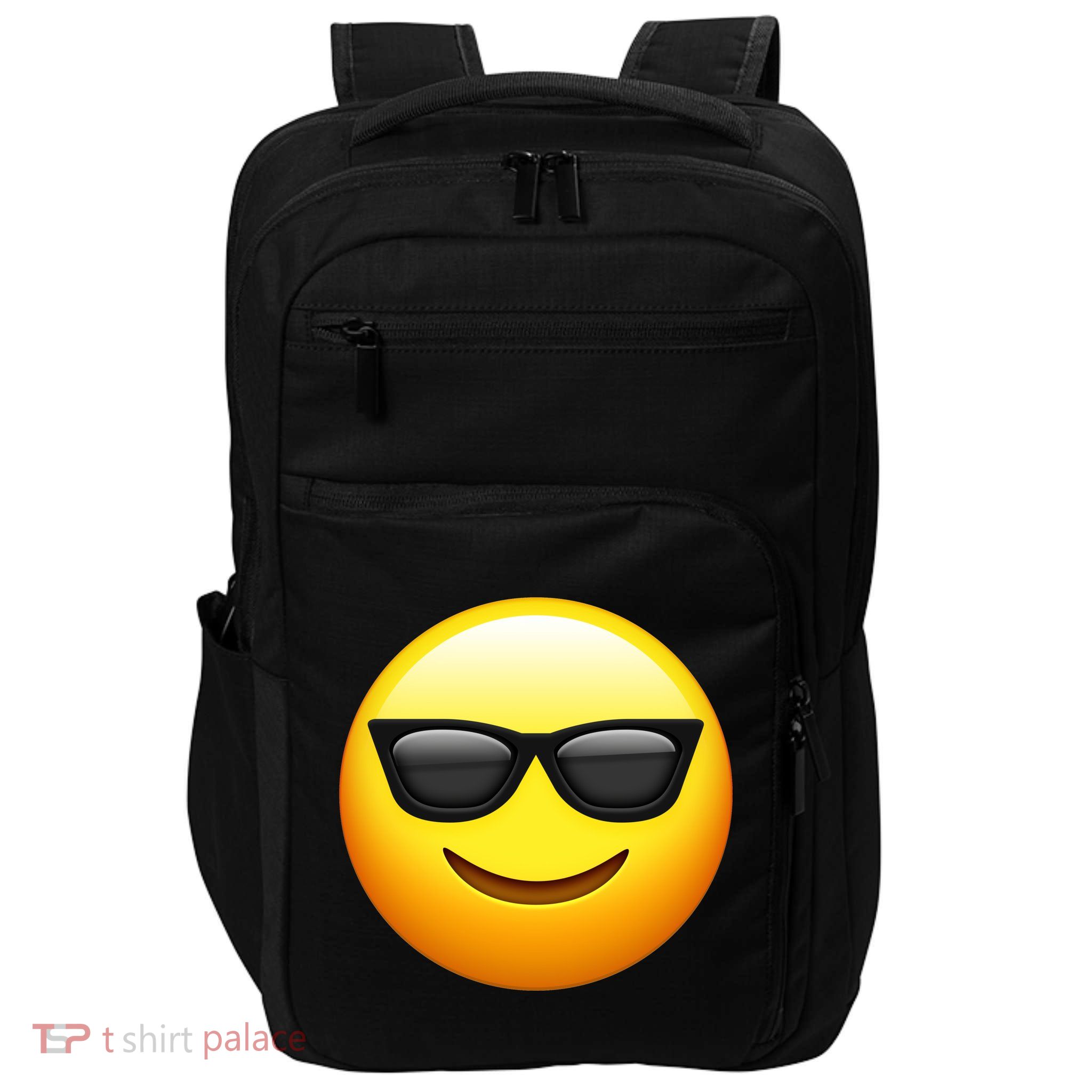 Sunglasses Emoji Cool Smiley Impact Tech Backpack