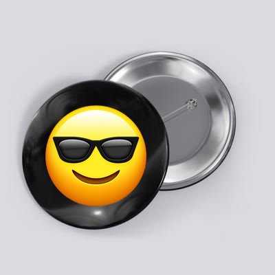 Sunglasses Emoji Cool Smiley Button