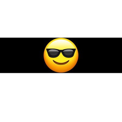 Sunglasses Emoji Cool Smiley Bumper Sticker