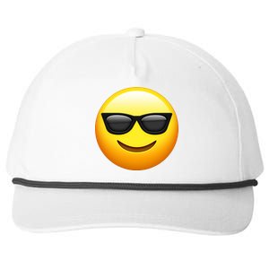 Sunglasses Emoji Cool Smiley Snapback Five-Panel Rope Hat