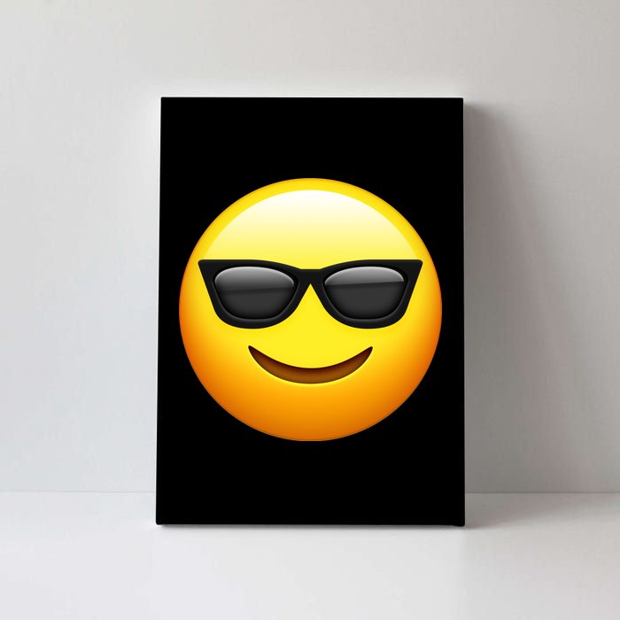 Sunglasses Emoji Cool Smiley Canvas