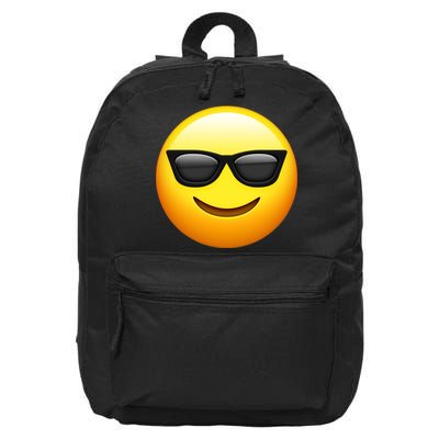 Sunglasses Emoji Cool Smiley 16 in Basic Backpack