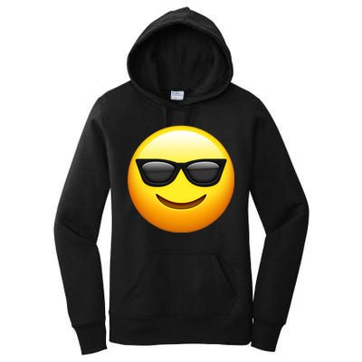 Sunglasses Emoji Cool Smiley Women's Pullover Hoodie