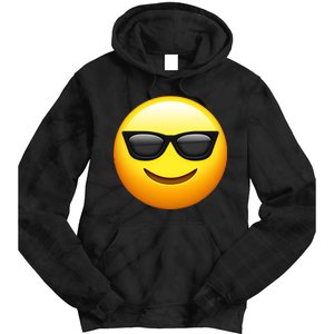 Sunglasses Emoji Cool Smiley Tie Dye Hoodie