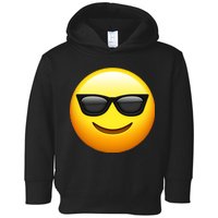 Sunglasses Emoji Cool Smiley Toddler Hoodie