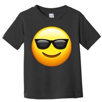 Sunglasses Emoji Cool Smiley Toddler T-Shirt