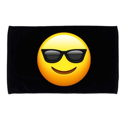 Sunglasses Emoji Cool Smiley Microfiber Hand Towel