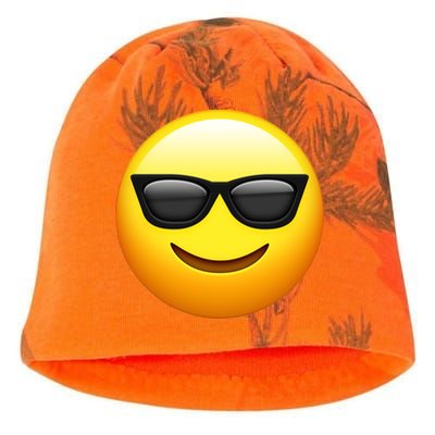 Sunglasses Emoji Cool Smiley Kati - Camo Knit Beanie