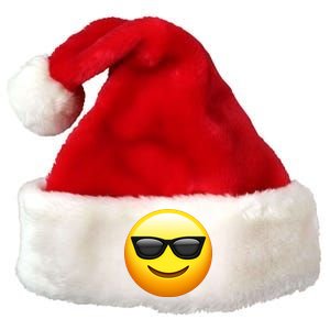 Sunglasses Emoji Cool Smiley Premium Christmas Santa Hat