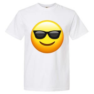 Sunglasses Emoji Cool Smiley Garment-Dyed Heavyweight T-Shirt