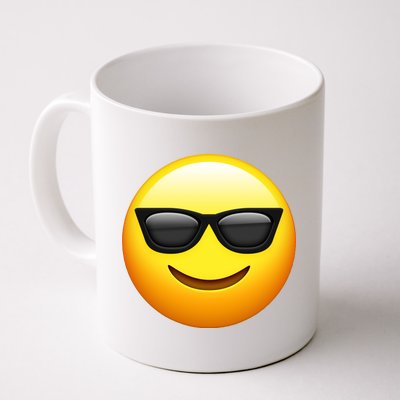 Sunglasses Emoji Cool Smiley Coffee Mug