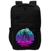Sunrise Octopus Vaporwave Impact Tech Backpack