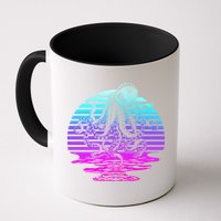 Sunrise Octopus Vaporwave Mug