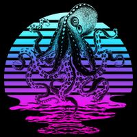 Sunrise Octopus Vaporwave Mug