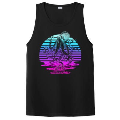 Sunrise Octopus Vaporwave PosiCharge Competitor Tank