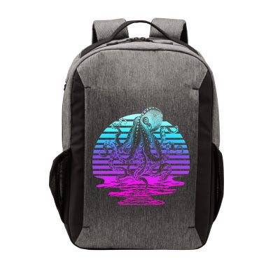 Sunrise Octopus Vaporwave Vector Backpack