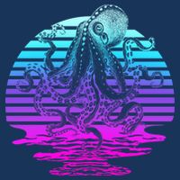 Sunrise Octopus Vaporwave Infant Baby Jersey Bodysuit