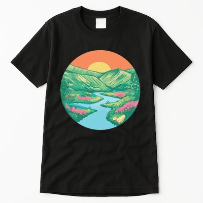 Sunrise Painting Tall T-Shirt