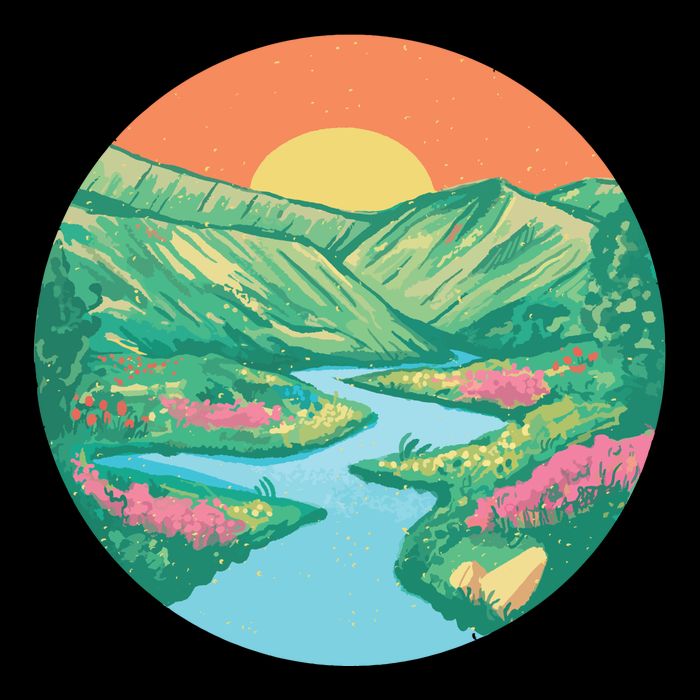 Sunrise Painting Backpack