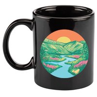Sunrise Painting 11oz C Handle Ceramic Mug