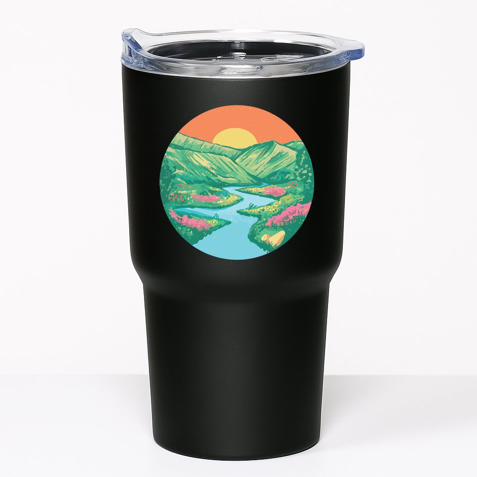 Sunrise Painting Tumbler