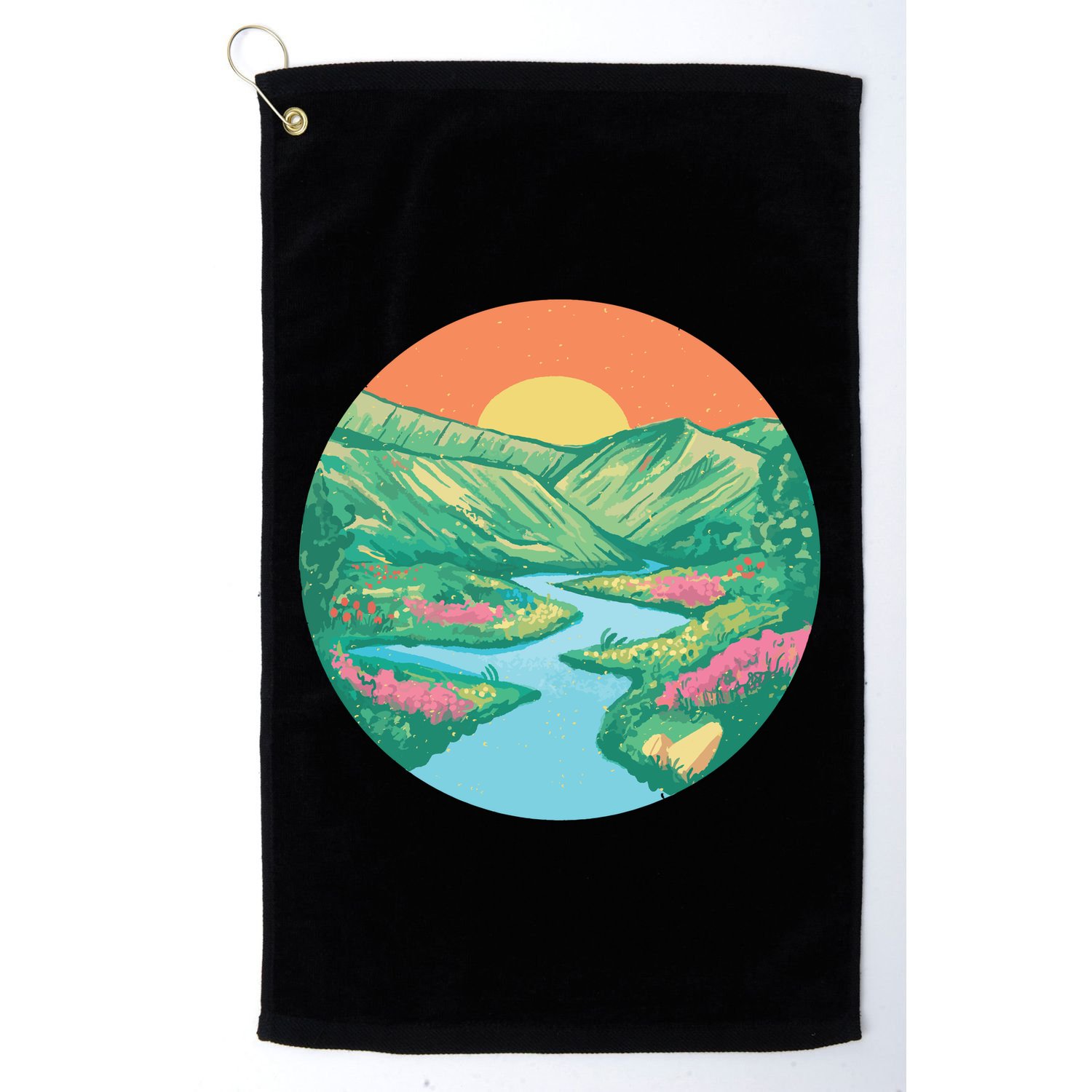 Sunrise Painting Golf Towel