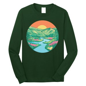 Sunrise Painting Long Sleeve Shirt