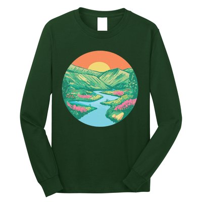 Sunrise Painting Long Sleeve Shirt