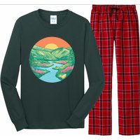 Sunrise Painting Long Sleeve Pajama Set