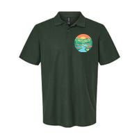 Sunrise Painting Softstyle Adult Sport Polo