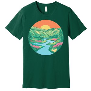 Sunrise Painting Premium T-Shirt