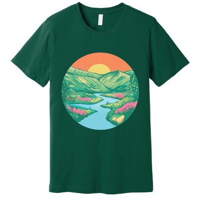Sunrise Painting Premium T-Shirt