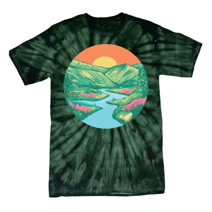 Sunrise Painting Tie-Dye T-Shirt