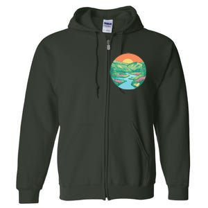 Sunrise Painting Full Zip Hoodie