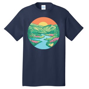 Sunrise Painting Tall T-Shirt