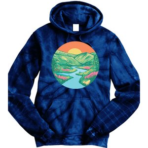 Sunrise Painting Tie Dye Hoodie