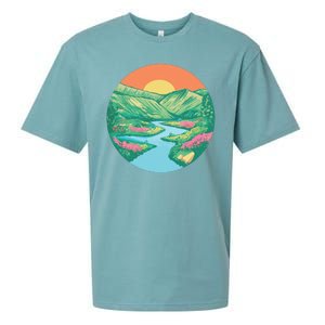 Sunrise Painting Sueded Cloud Jersey T-Shirt