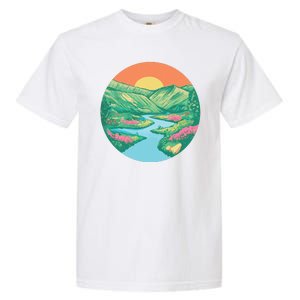 Sunrise Painting Garment-Dyed Heavyweight T-Shirt