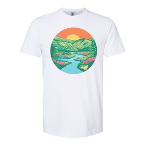 Sunrise Painting Softstyle CVC T-Shirt