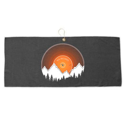 Sunrise Sol Records Large Microfiber Waffle Golf Towel