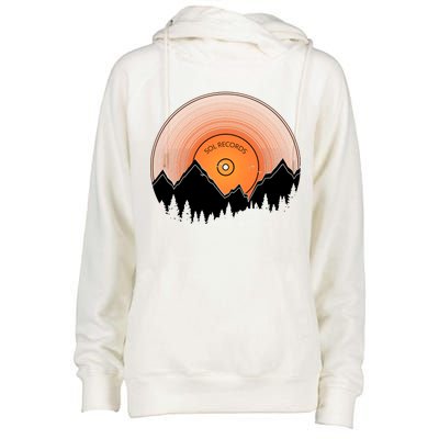 Sunrise Sol Records Womens Funnel Neck Pullover Hood