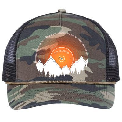 Sunrise Sol Records Retro Rope Trucker Hat Cap