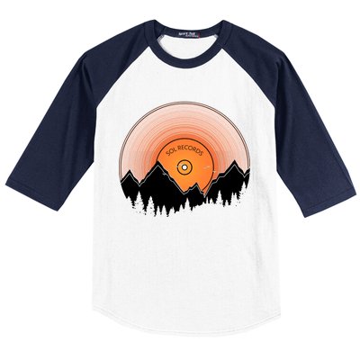 Sunrise Sol Records Baseball Sleeve Shirt