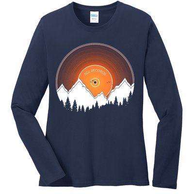 Sunrise Sol Records Ladies Long Sleeve Shirt