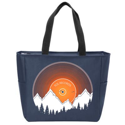 Sunrise Sol Records Zip Tote Bag