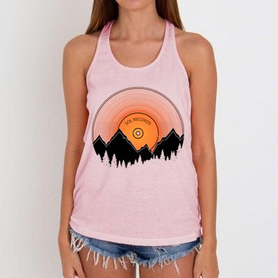 Sunrise Sol Records Women's Knotted Racerback Tank