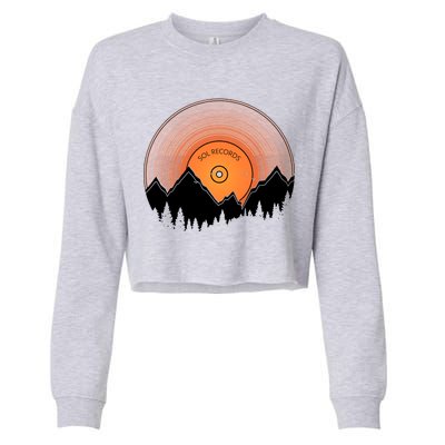 Sunrise Sol Records Cropped Pullover Crew