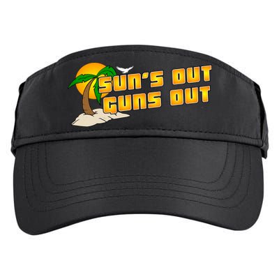 Sun's Got Guns Out Adult Drive Performance Visor