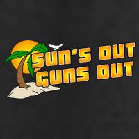 Sun's Got Guns Out Adult Drive Performance Visor