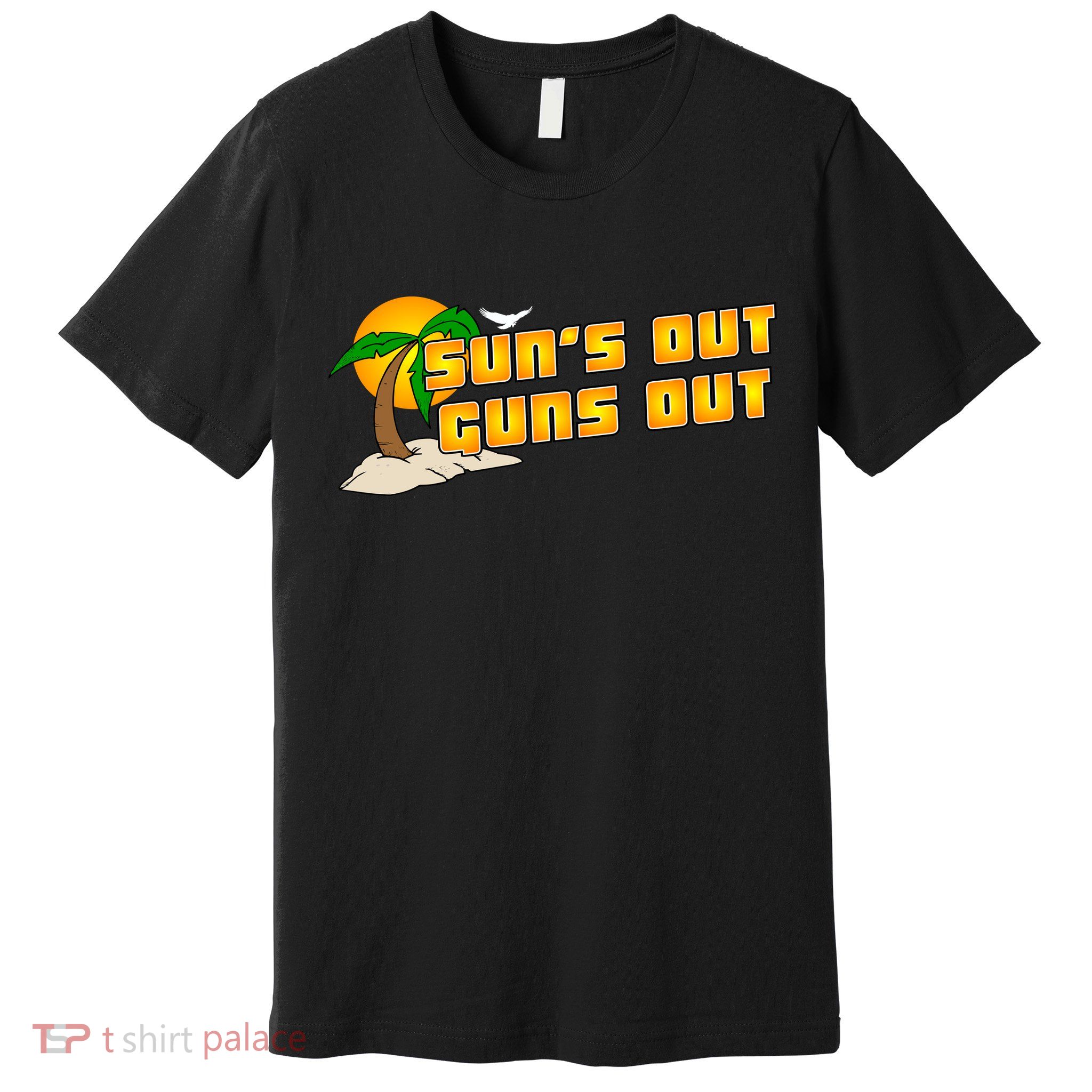 Sun's Got Guns Out Premium T-Shirt